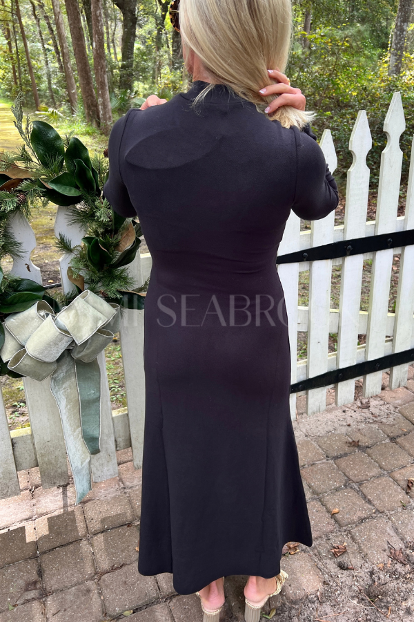 Black Flower Maxi Dress by Farm Rio