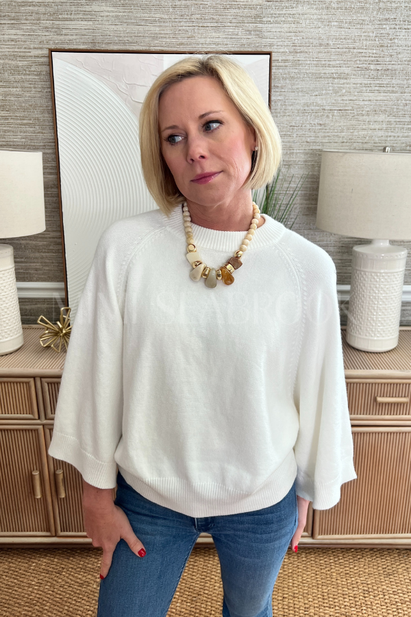 Bonneville sweater, cream