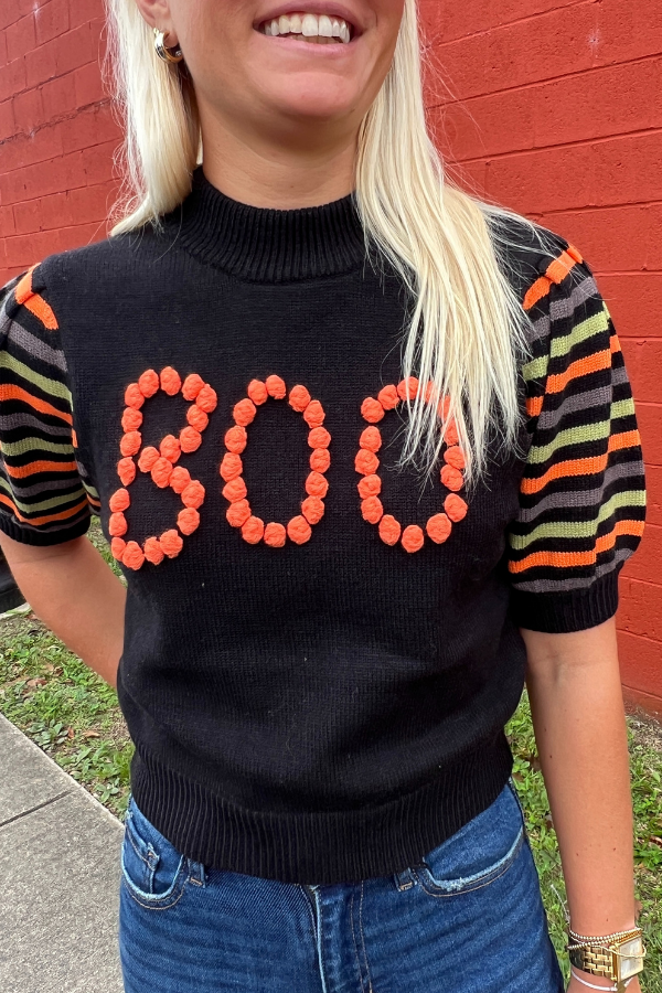 BOO sweater, black