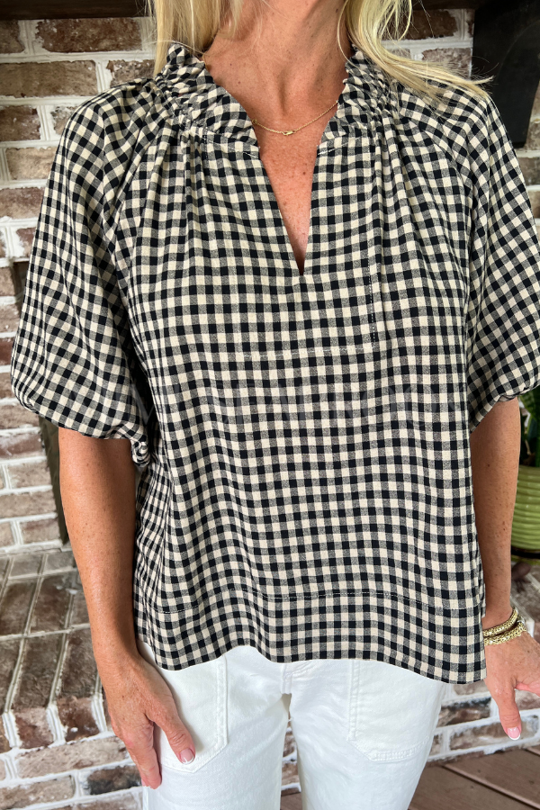 Boykin top, black