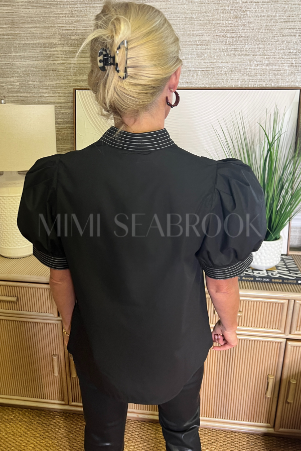 Braswell top, black