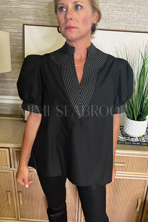 Braswell top, black