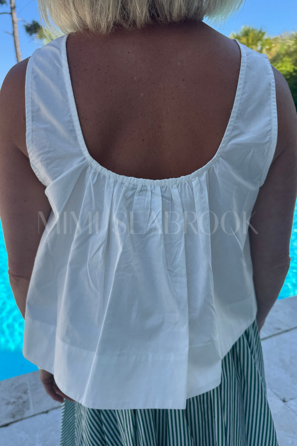Breckin top, off white