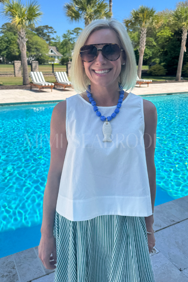Breckin top, off white