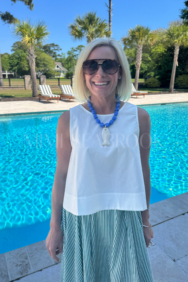 Breckin top, off white