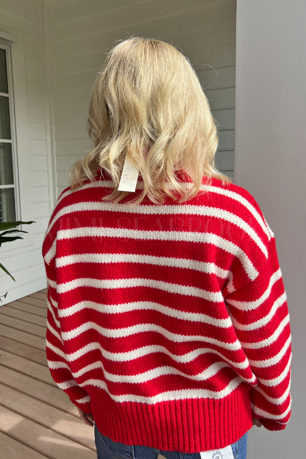 Bria sweater, red