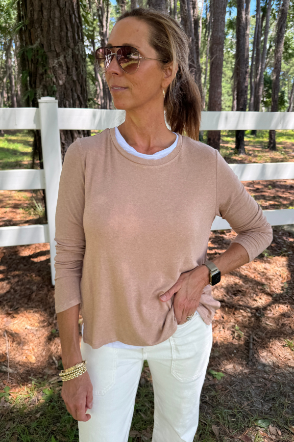 Britta top, tan