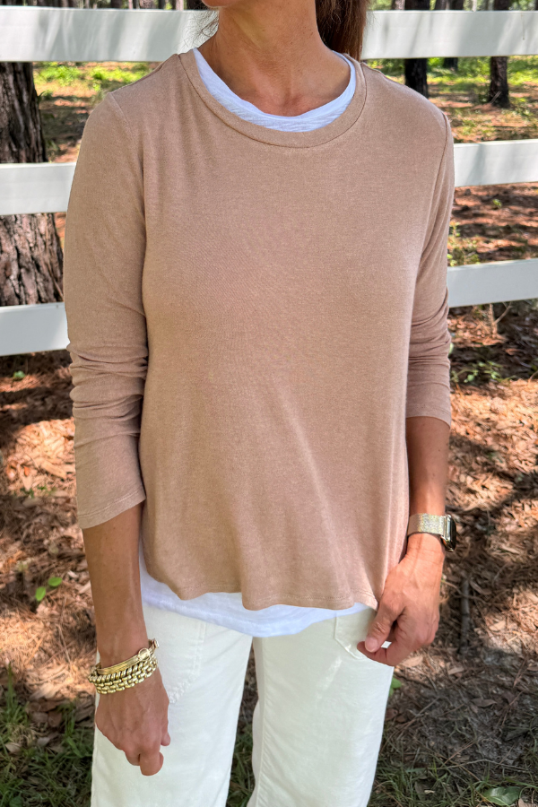 Britta top, tan