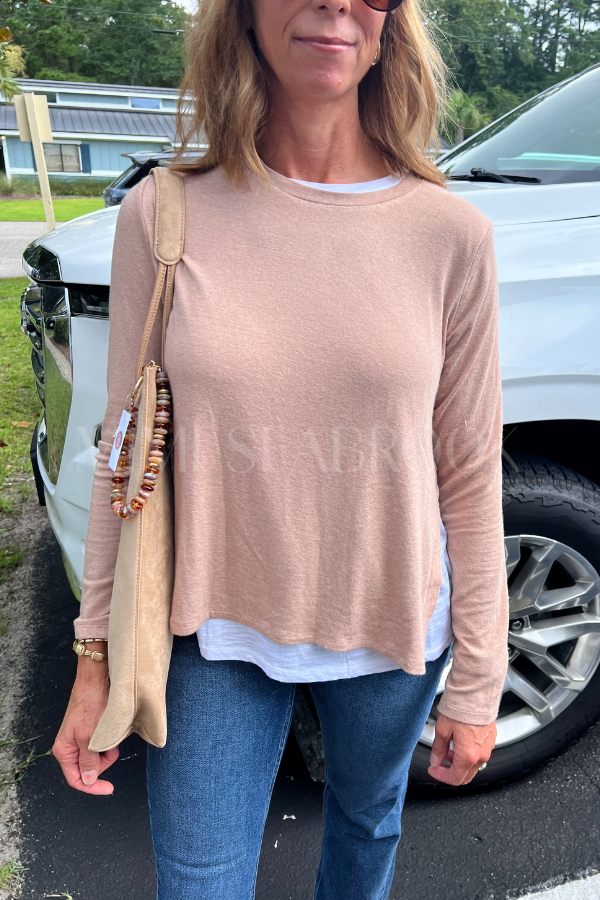 Britta top, tan