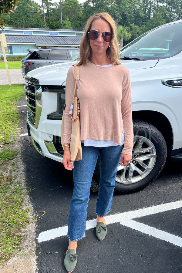 Britta top, tan