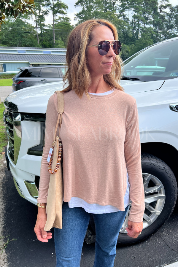 Britta top, tan