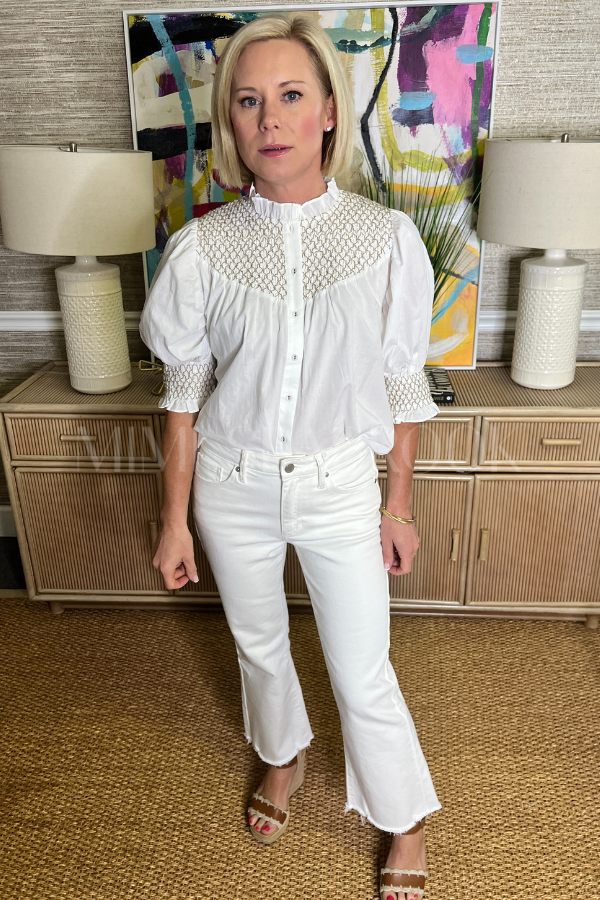 Brittany top, off white