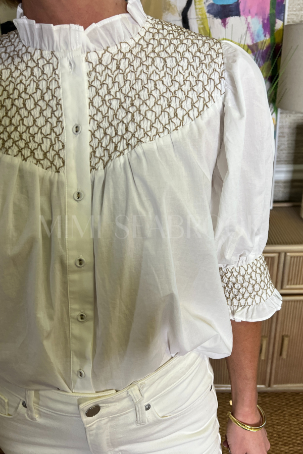 Brittany top, off white