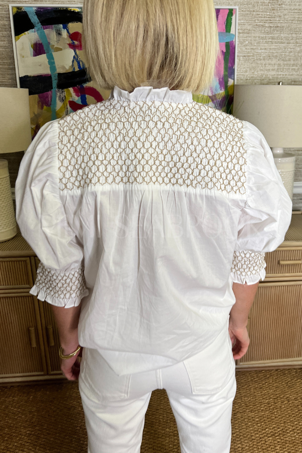 Brittany top, off white