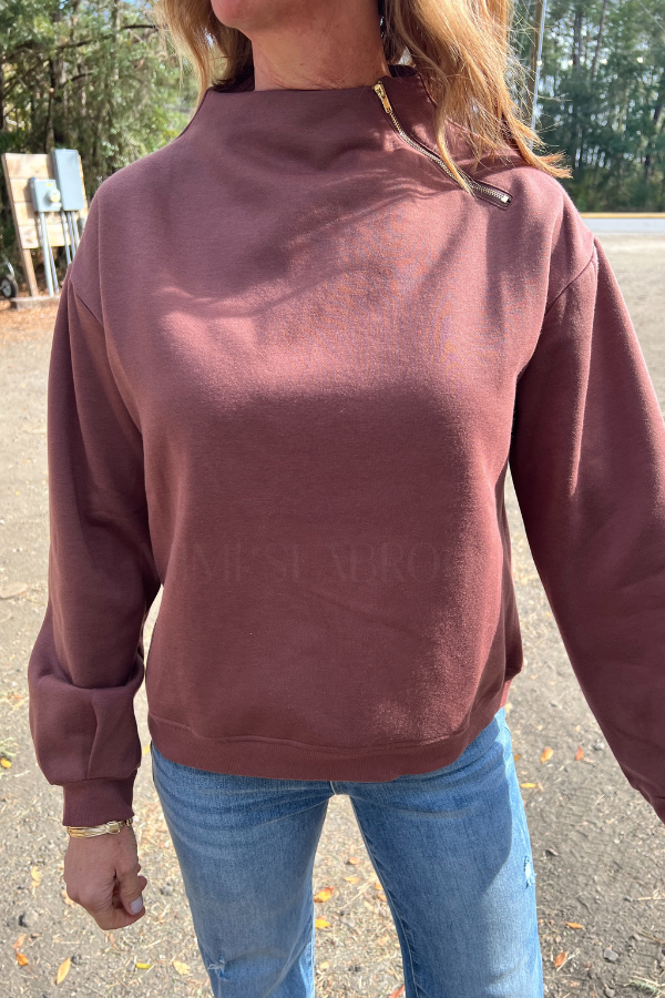 Brooks sweatshirt, brown