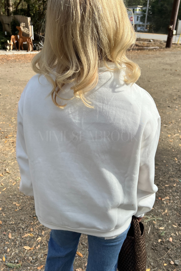 Brooks sweatshirt, white