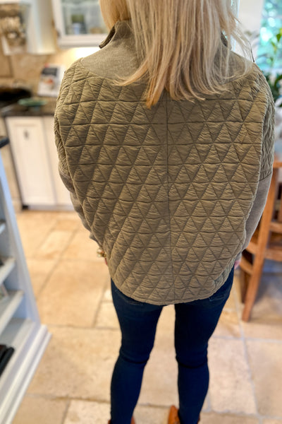Baxter half zip sweater jacket