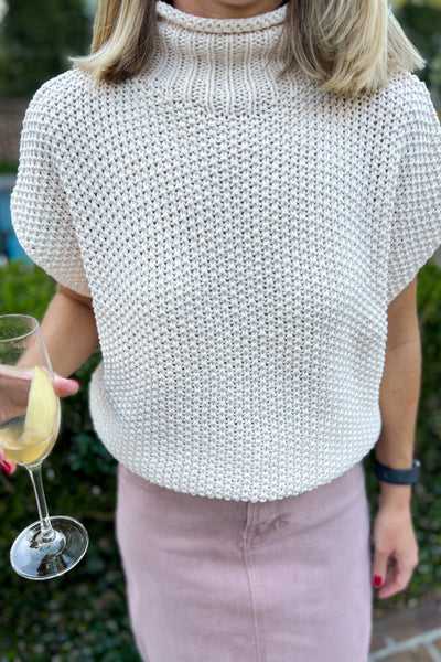 Maisie sweater top, cream