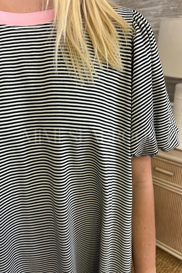 Cadwell dress, black/pink