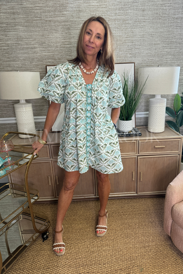 Camille Dress, Garden Lattice by Victoria Dunn