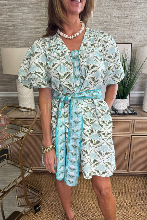 Camille Dress, Garden Lattice by Victoria Dunn