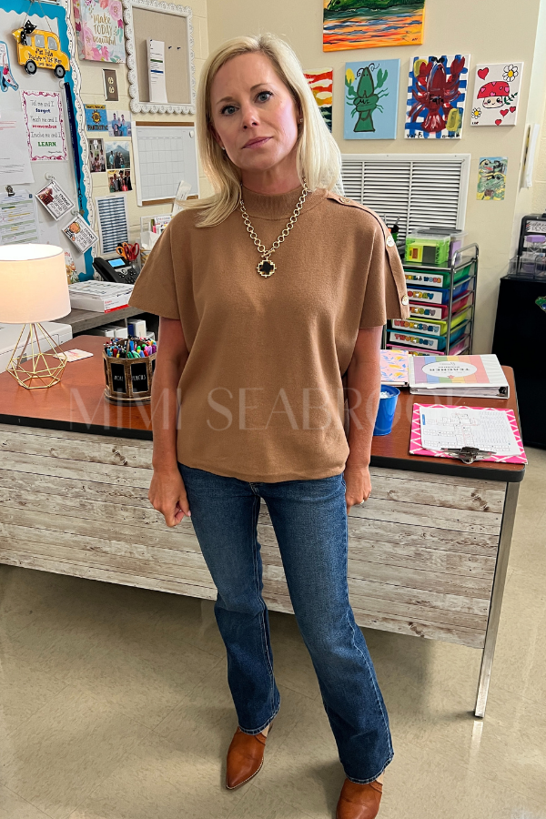 Carissa sweater, coco