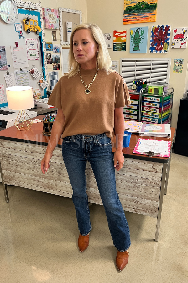 Carissa sweater, coco