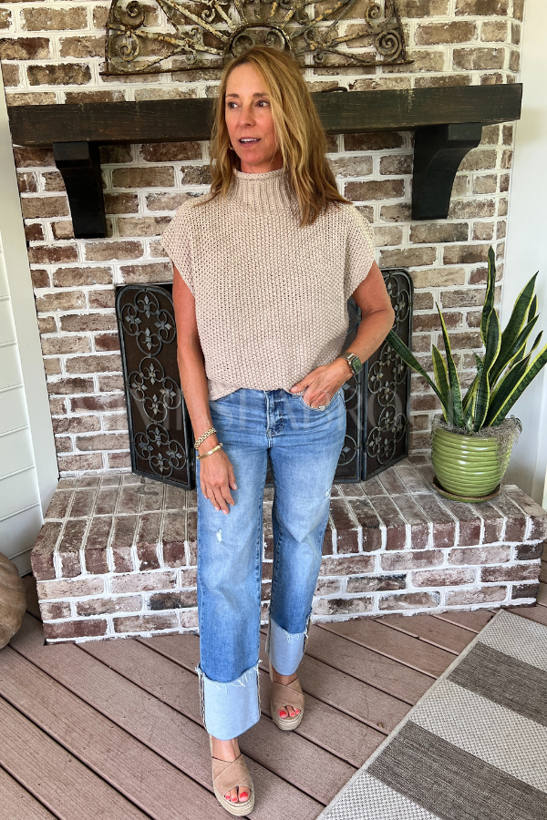 Carleen sweater, light mocha