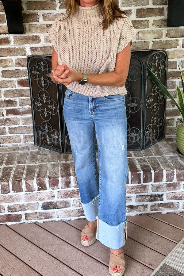 Carleen sweater, light mocha