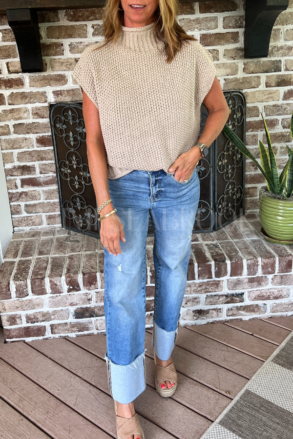 Carleen sweater, light mocha
