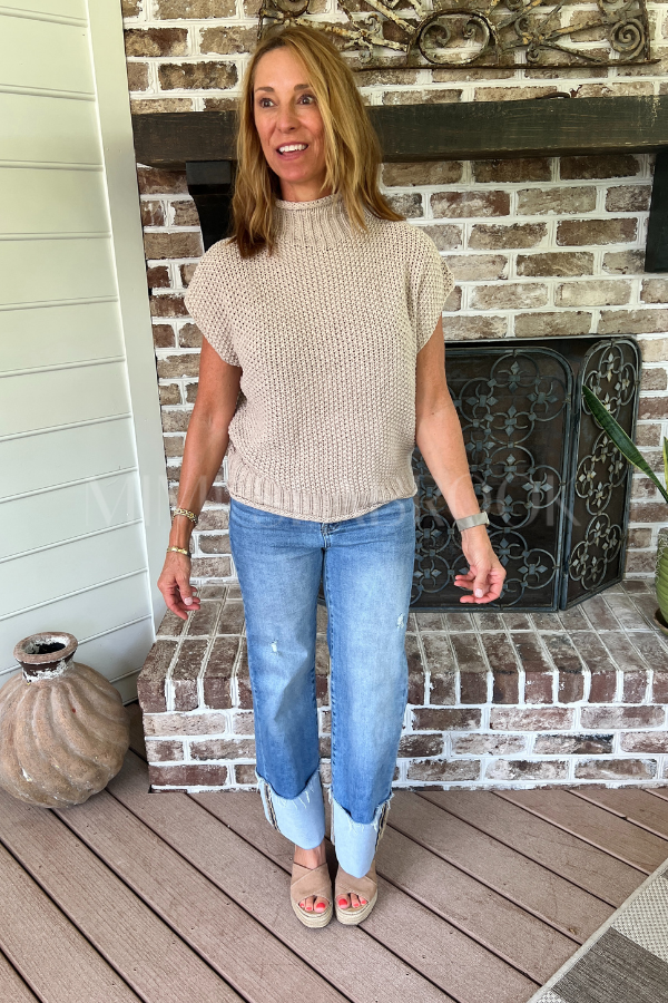 Carleen sweater, light mocha