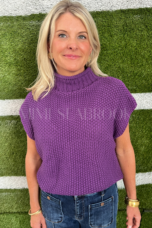 Carleen sweater, purple