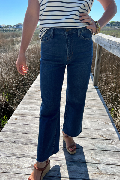 Carli jeans, dark denim – Mimi Seabrook