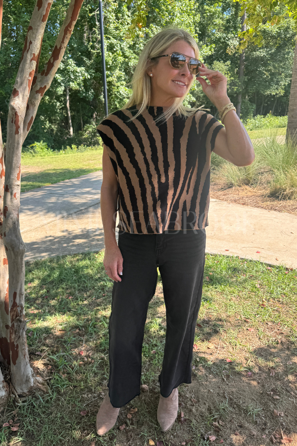 Carli wide leg jeans, black
