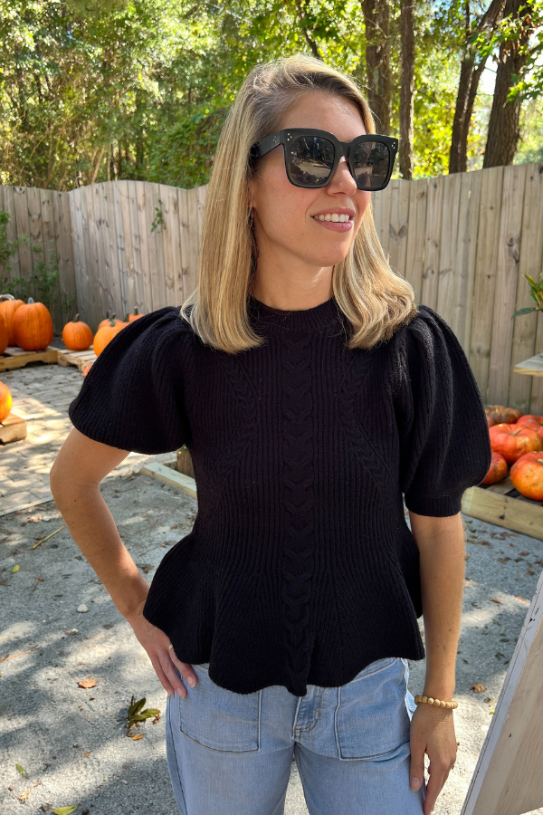 Cary sweater, black