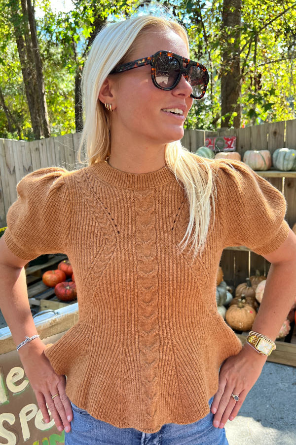 Cary sweater, camel