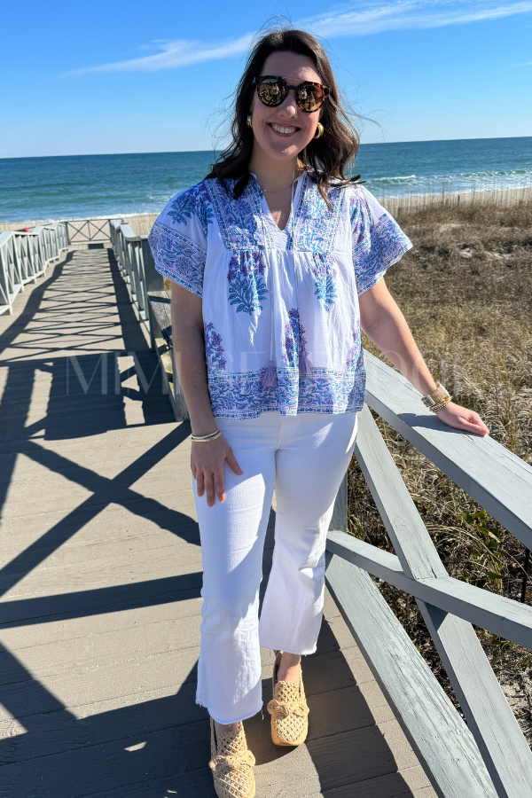 Catalina Blouse, Amethyst