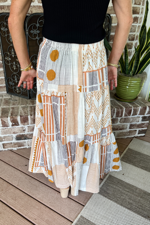 Cawley skirt, mocha