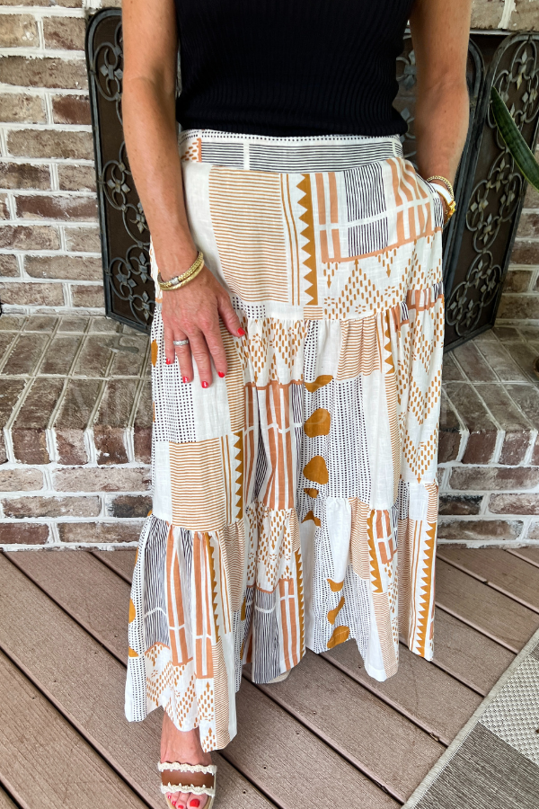 Cawley skirt, mocha