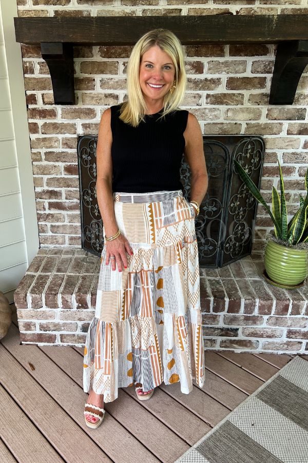 Cawley skirt, mocha