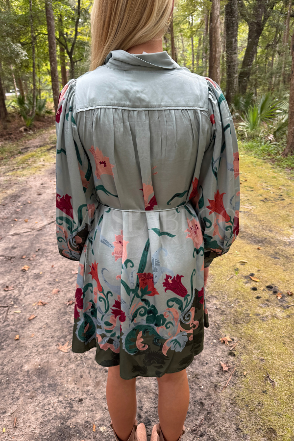 Charisma Mini Dress, Lys Print by Cleobella