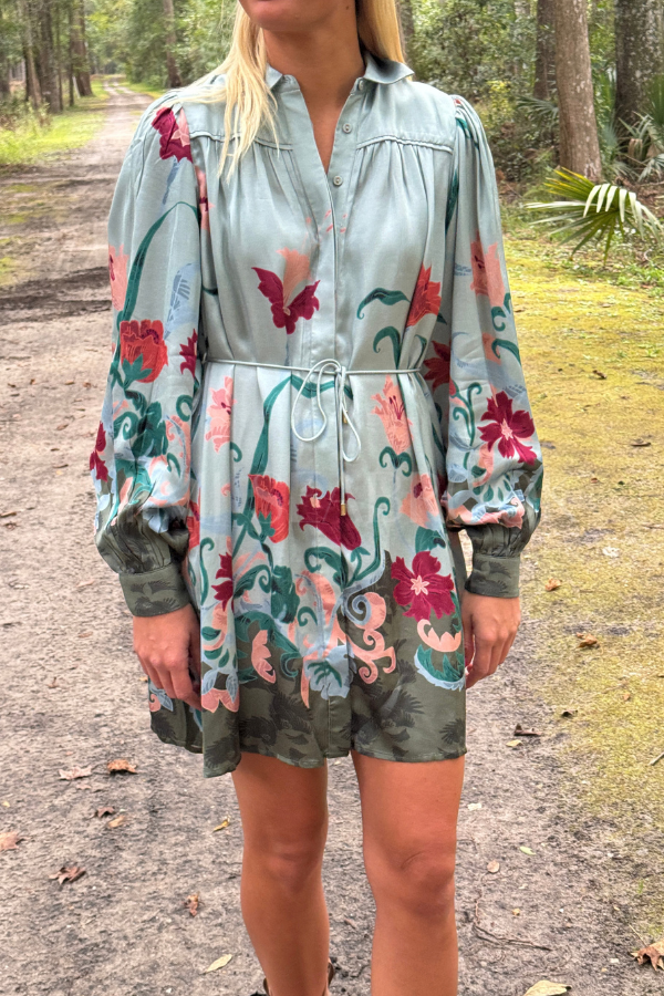 Charisma Mini Dress, Lys Print by Cleobella