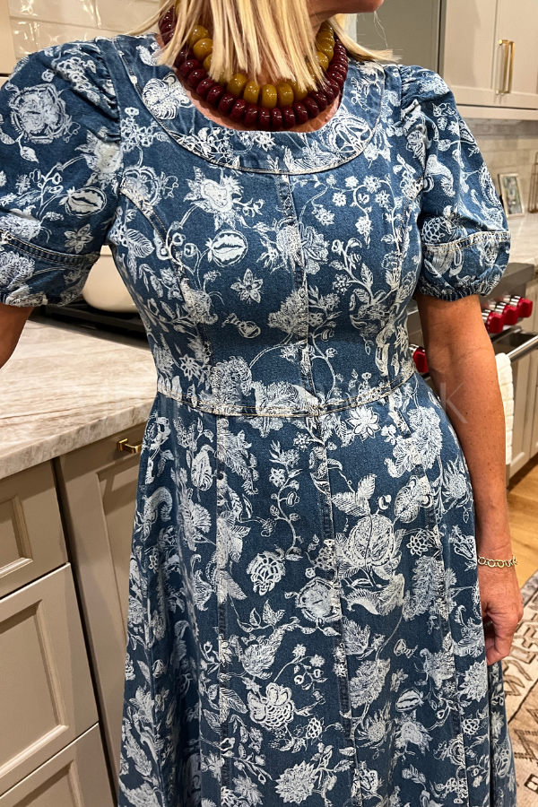 Charlie Midi Dress, Bois Laser Print by Cleobella