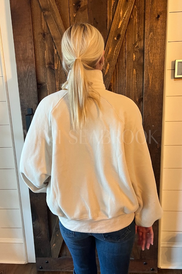 Charlize collared sweater, cream