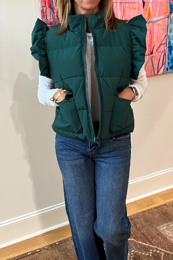 Cheryl jacket, hunter green