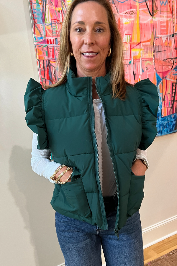 Cheryl jacket, hunter green