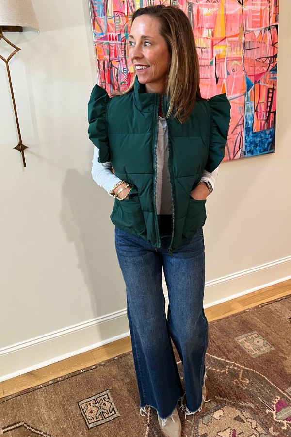 Cheryl jacket, hunter green