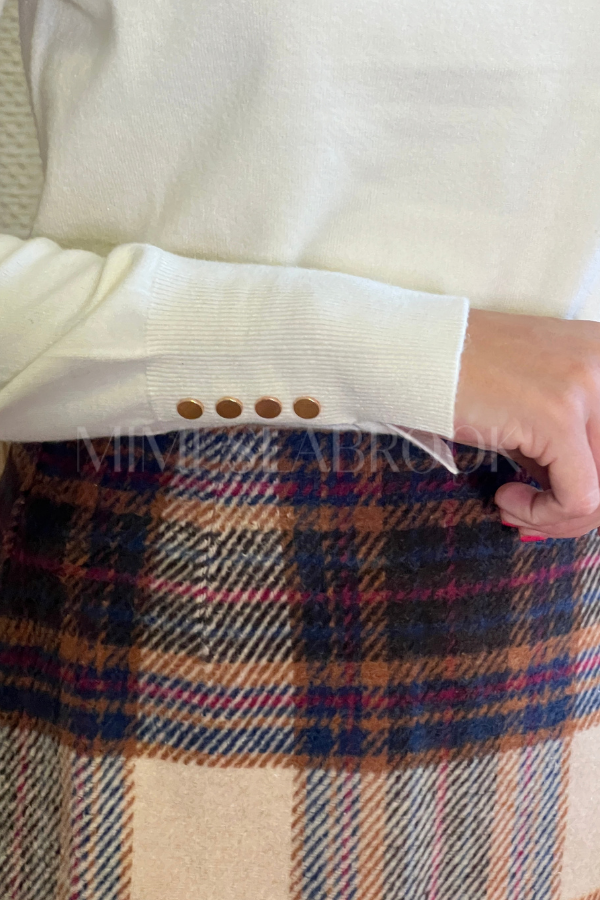 Chesley sweater, ivory