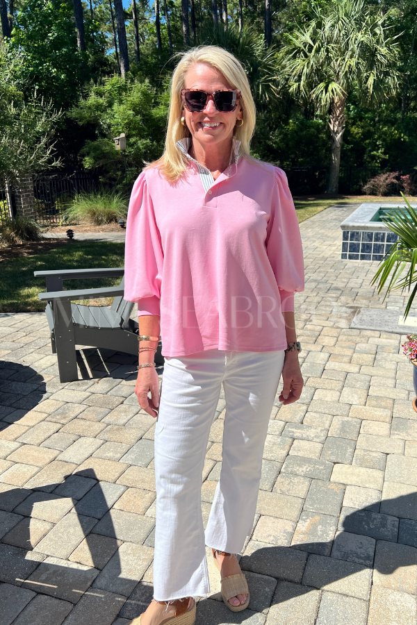 Cholley top, pink