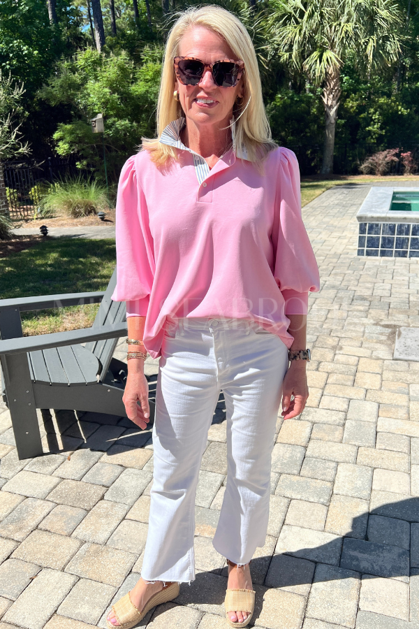 Cholley top, pink
